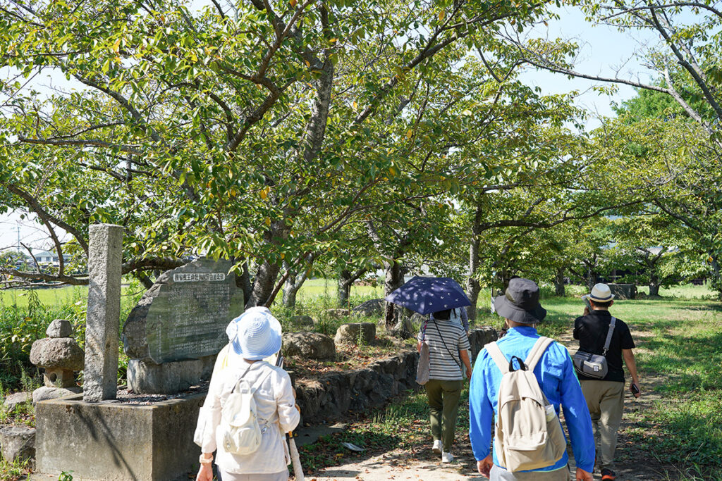 神社の北側に法勲寺（ほうくんじ）跡があります。